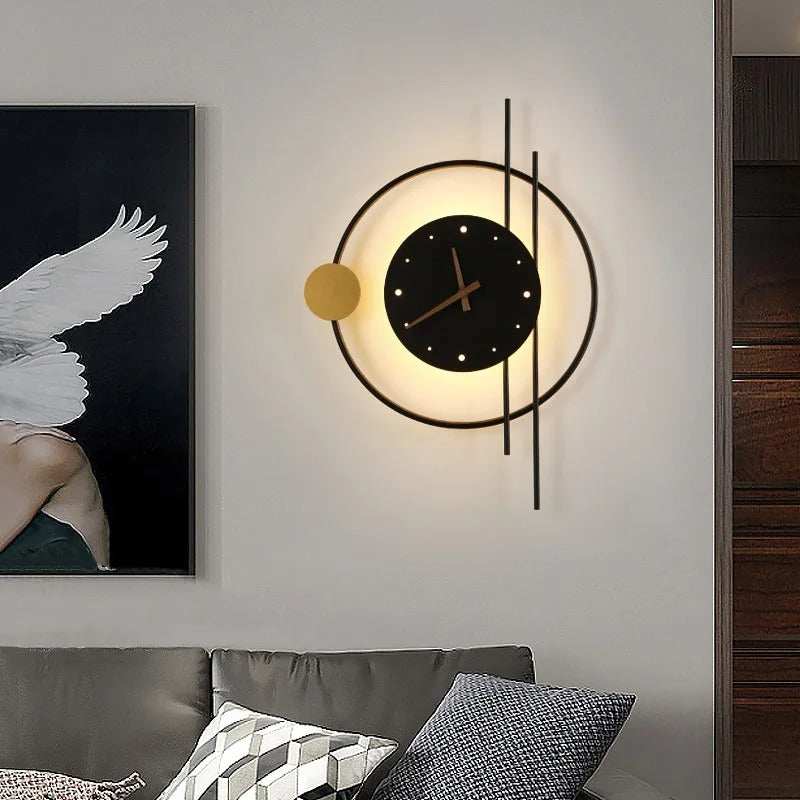 This Illuminated Nighttime Clock combines practical timekeeping with characterful wall decor.