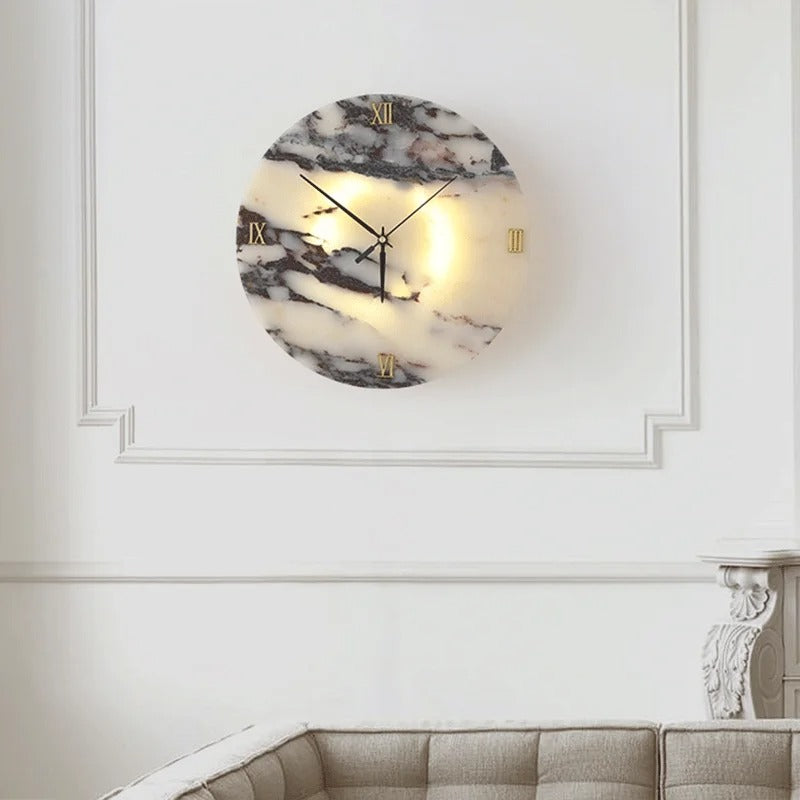A detailed look at this Marble Illuminated Wall Clock, where everyday timekeeping meets distinctive home style.