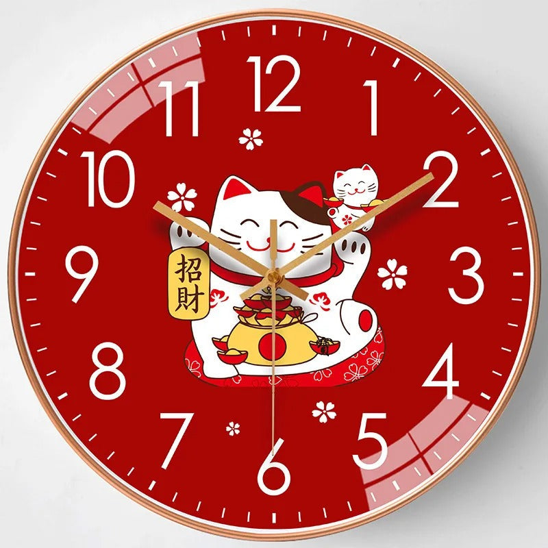 Maneki Neko Clock