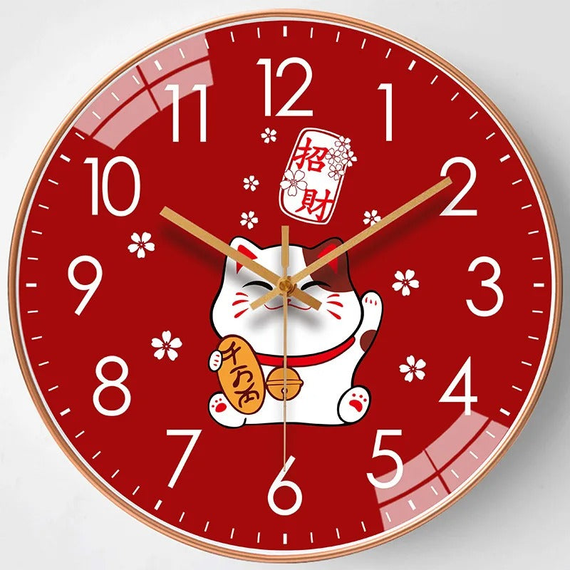 Maneki Neko Clock