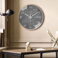 The Mathematical Clock, a statement clock that lends personality to a carefully styled interior.
