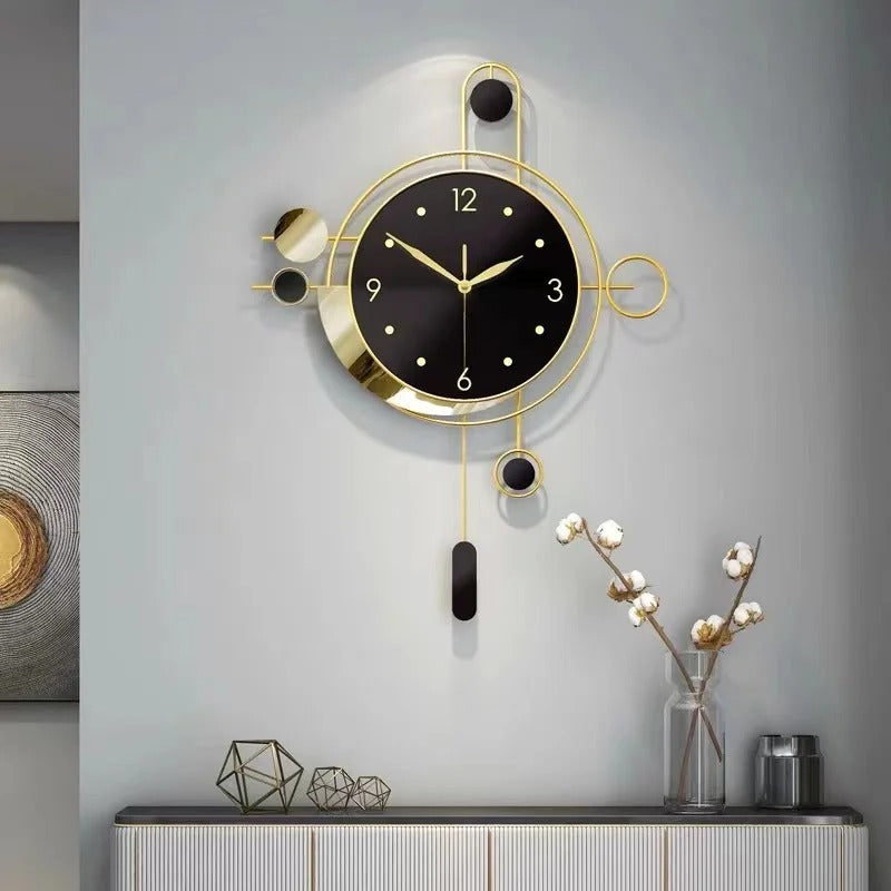 The Metal Clock displayed as a functional yet eye-catching feature for the home.
