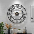 A Modern in Metal Clock that brings a distinctive finishing touch to a stylish interior.