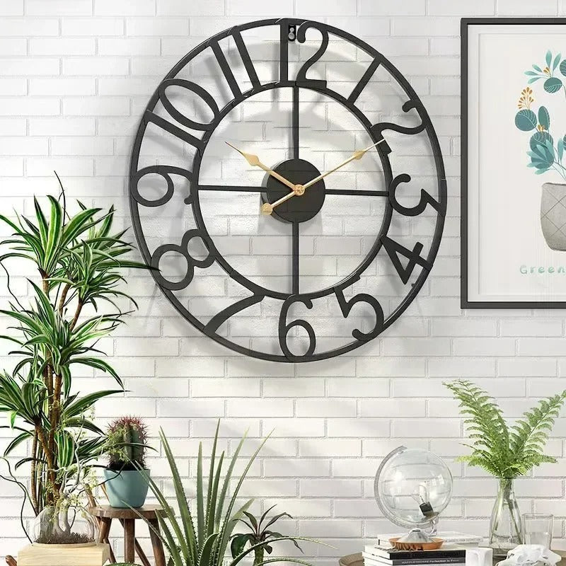 Modern in Metal Clock