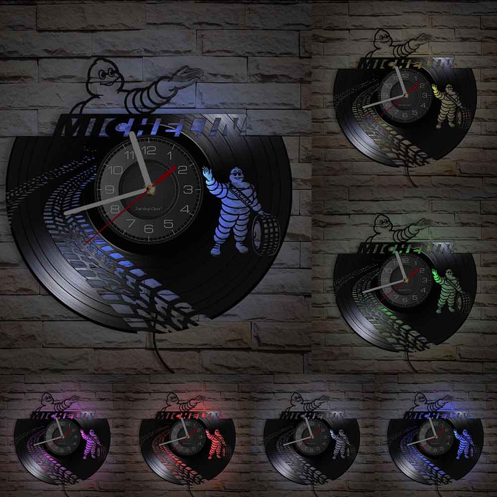 This Michelin LED Clock adds a tailored balance of function and visual interest to home decor.