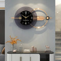 This Modern for Living Room Clock brings a polished clock design and decorative character to the wall.