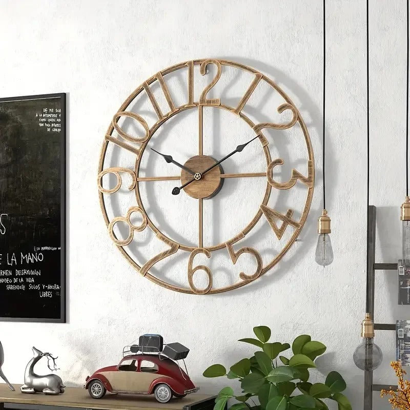 Modern in Metal Clock