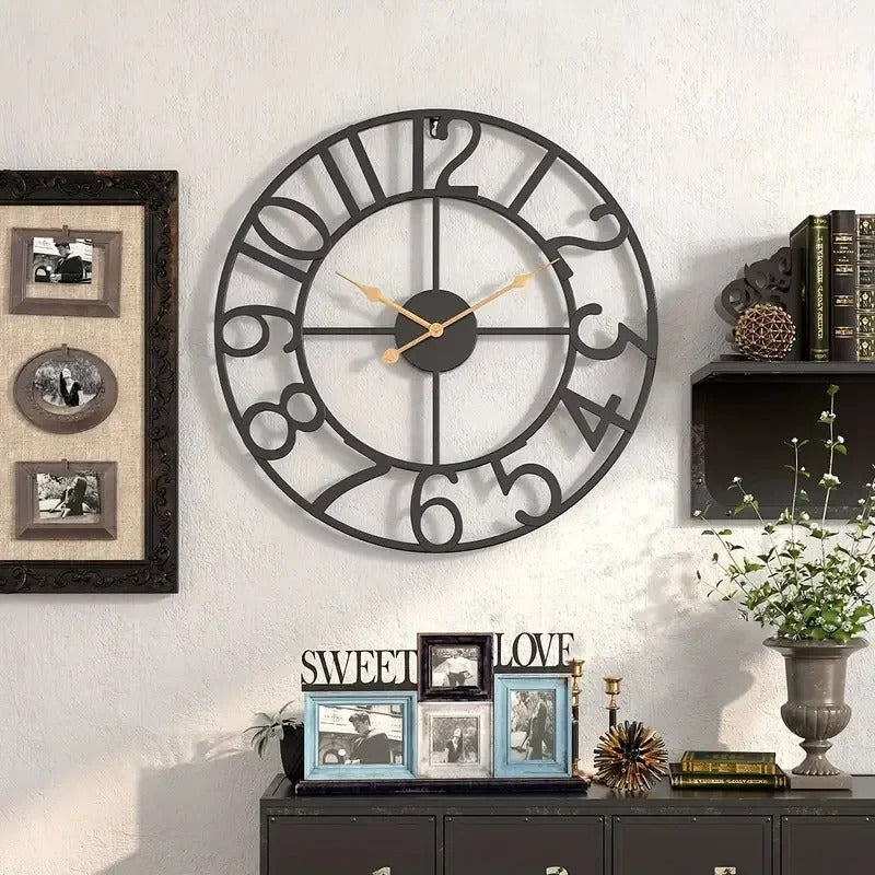 Modern in Metal Clock