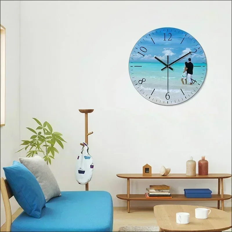This Customizable Wall Clock combines practical timekeeping with characterful wall decor.