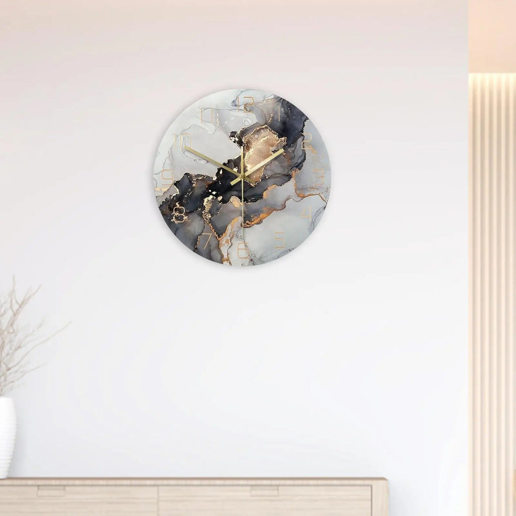 The Acrylique Wall Clock displayed as a functional yet eye-catching feature for the home.