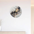 The Acrylique Wall Clock displayed as a functional yet eye-catching feature for the home.