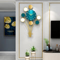 An elegant Designer Ballons Wall Clock designed to give a room a memorable decorative detail.