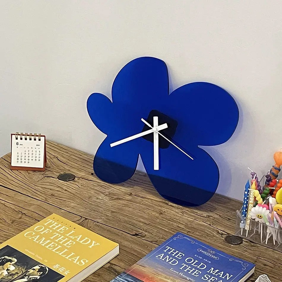 Blue Wall Clock
