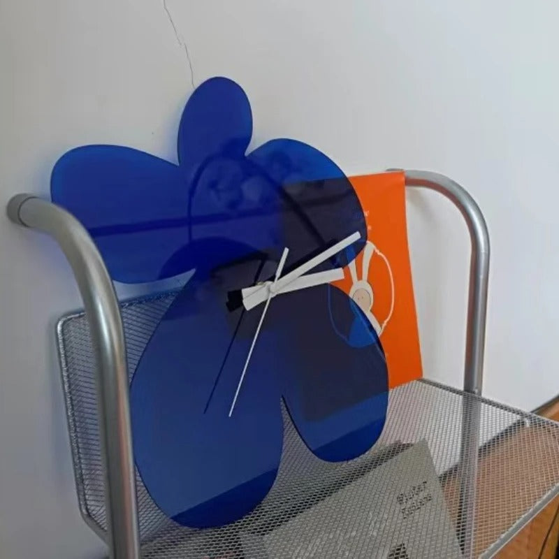 Blue Wall Clock