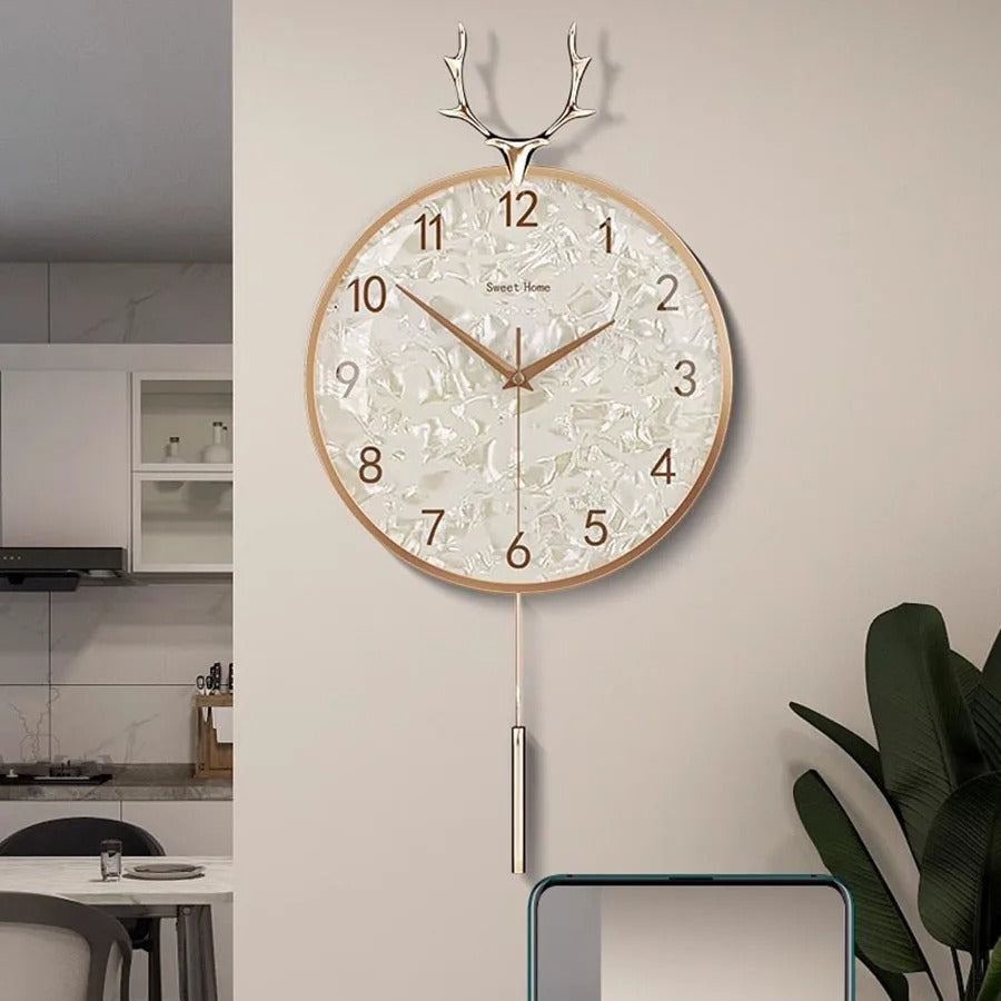 Antler Wall Clock
