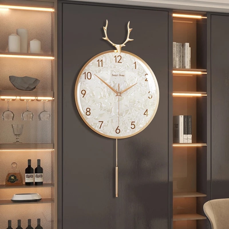 Antler Wall Clock