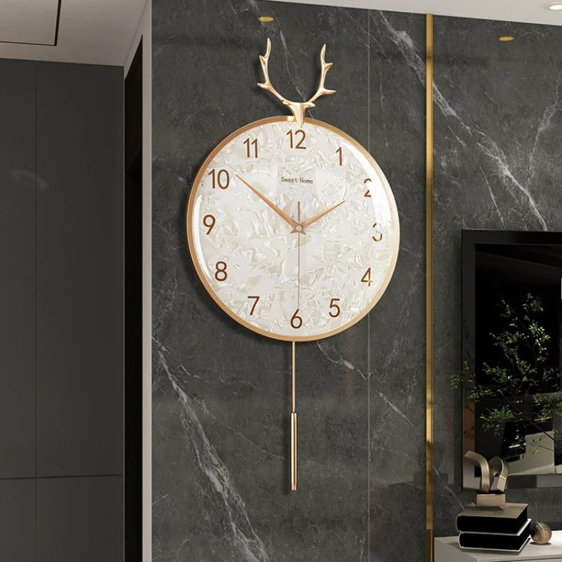 Antler Wall Clock