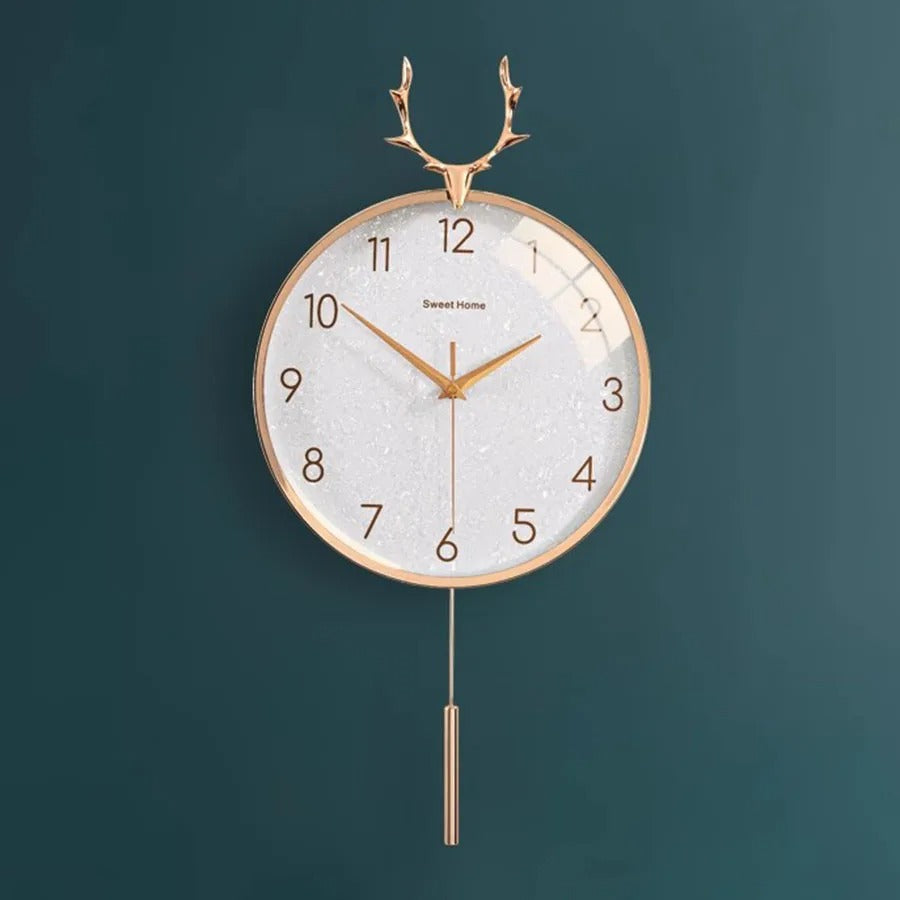Antler Wall Clock