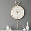 This Antler Wall Clock adds a tailored balance of function and visual interest to home decor.