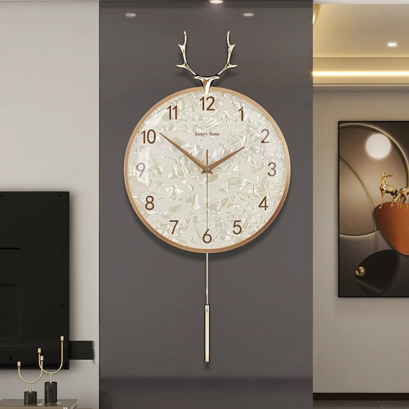Antler Wall Clock