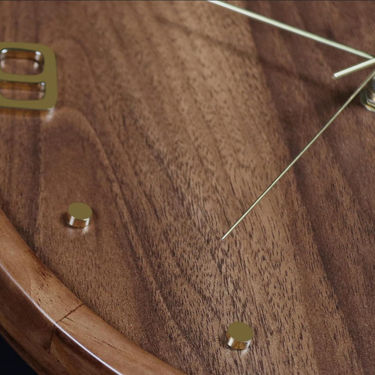 Wood Metal Clock