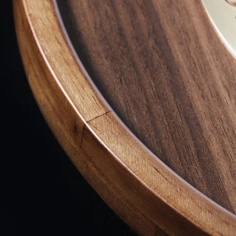 Wood and Metal Wall Clock