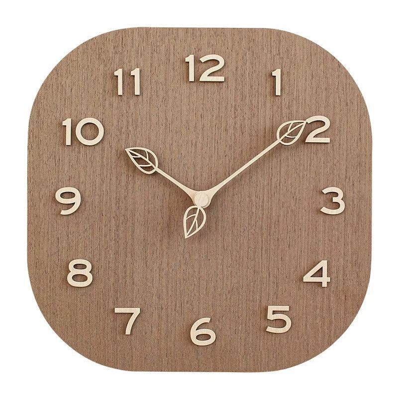 Wood Modern Wall Clock