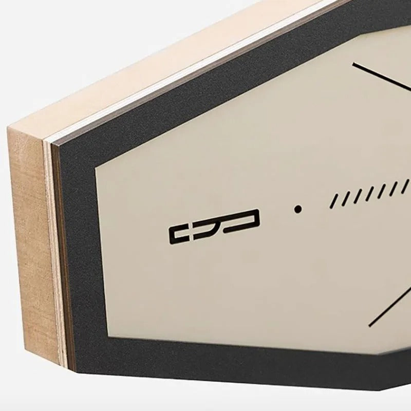 Wood Retro Wall Clock