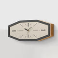 A Wood Retro Wall Clock with a distinctive presence, made to enhance a curated interior.