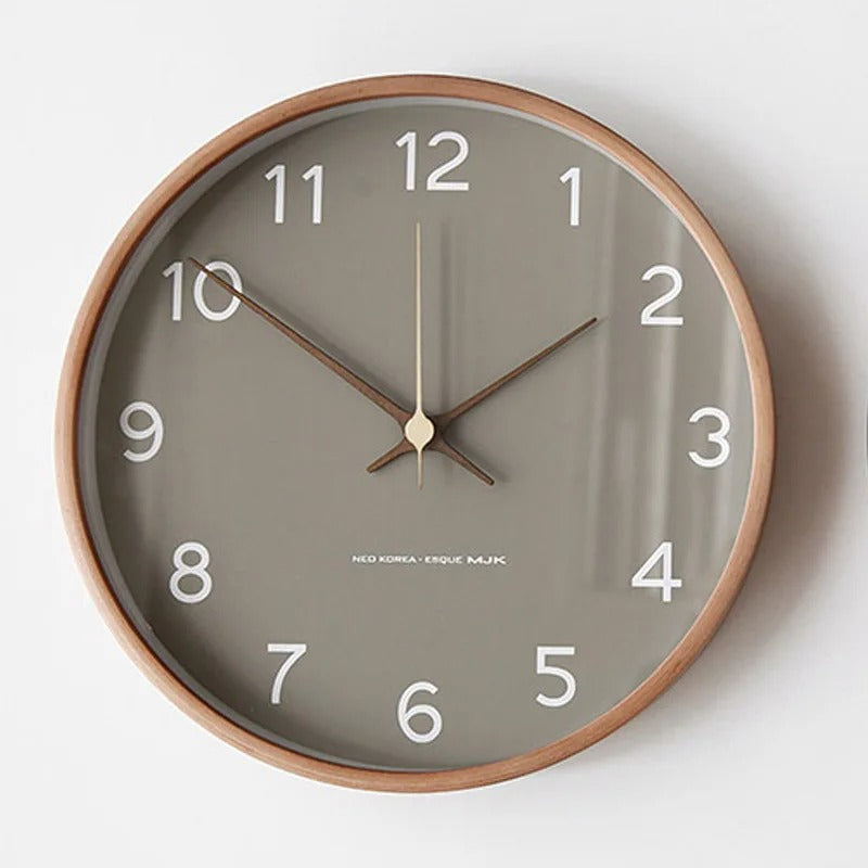 Wood Scandinavian Wall Clock