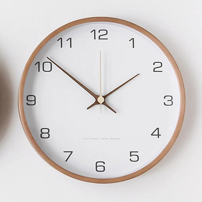 Wood Scandinavian Wall Clock