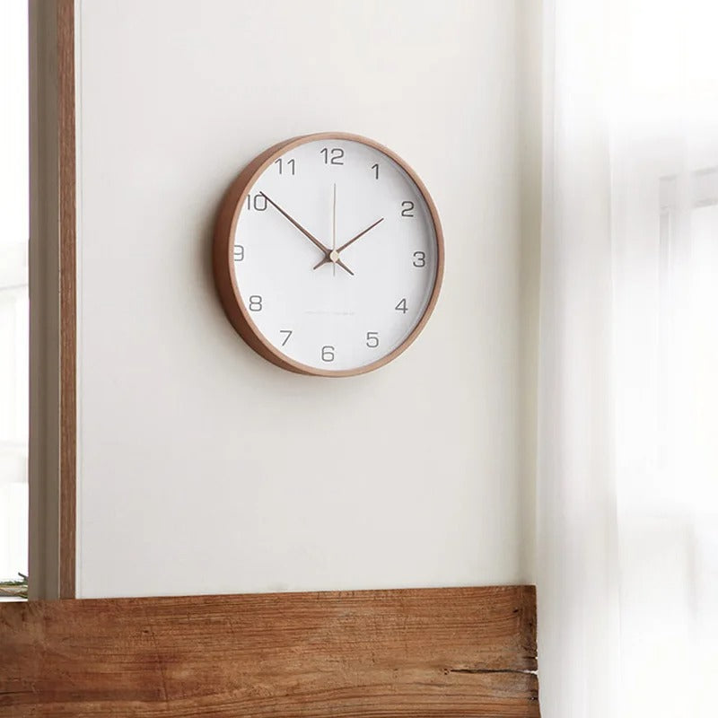 Wood Scandinavian Wall Clock