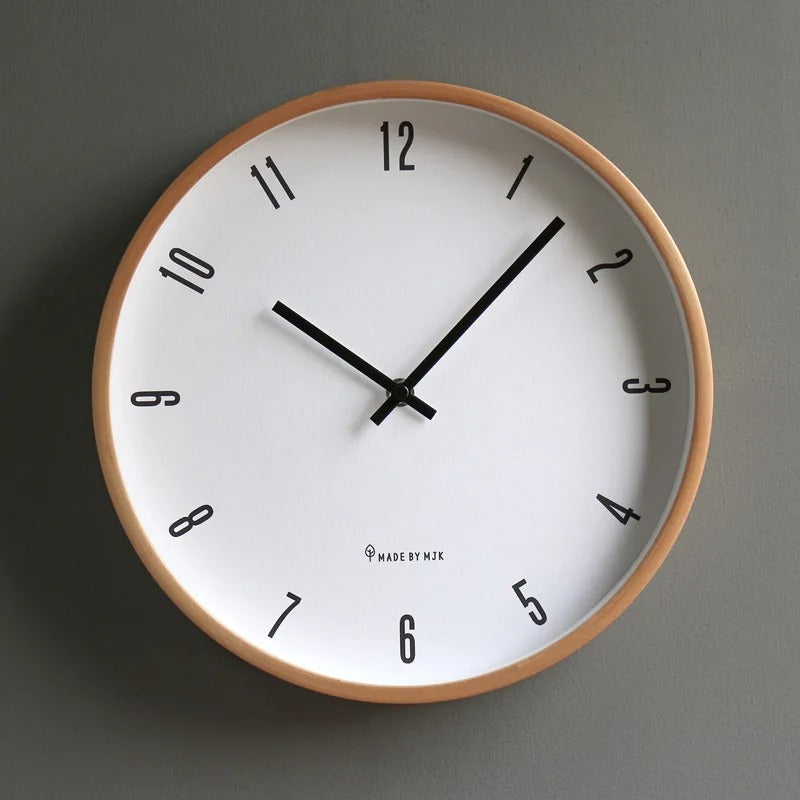 Wood Style Japanese Wall Clock