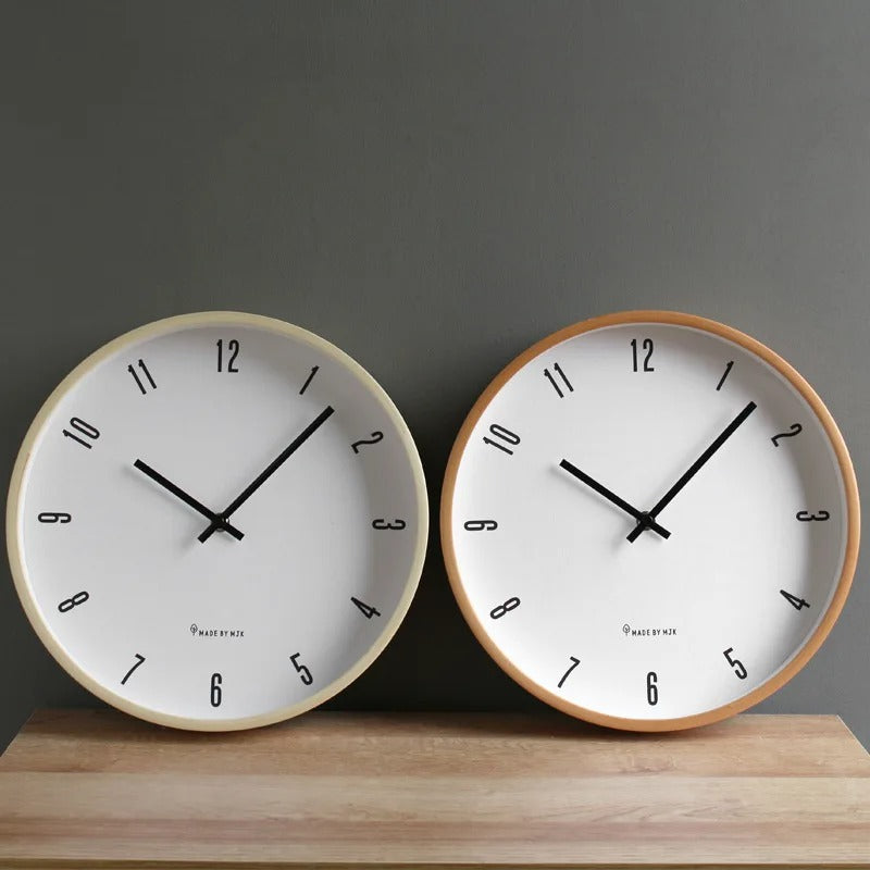 Wood Style Japanese Wall Clock
