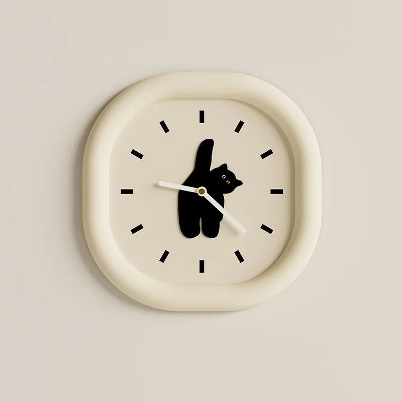 Cat Designer Wall Clock