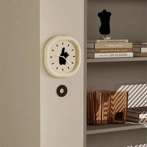 Cat Designer Wall Clock