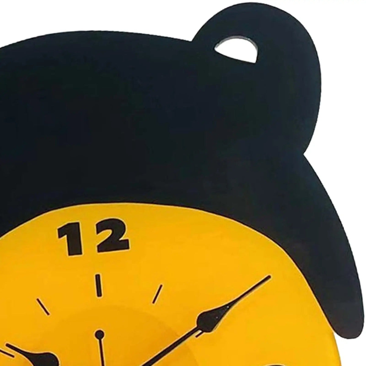 Cat Black Wall Clock