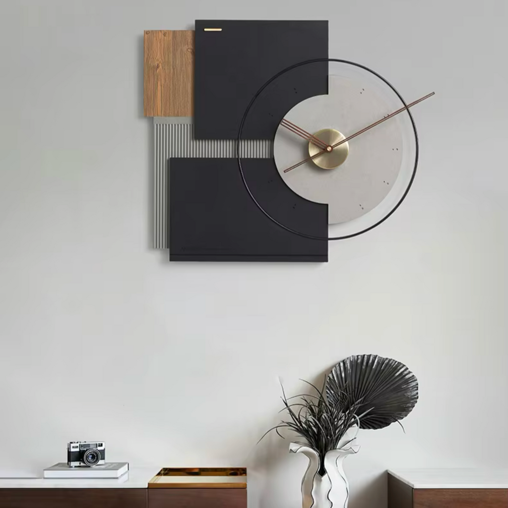 The Decorative Wall Clock, a statement clock that lends personality to a carefully styled interior.