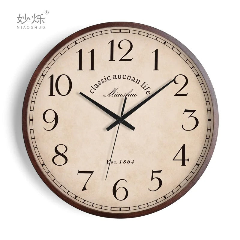 Designer Wood Wall Clock