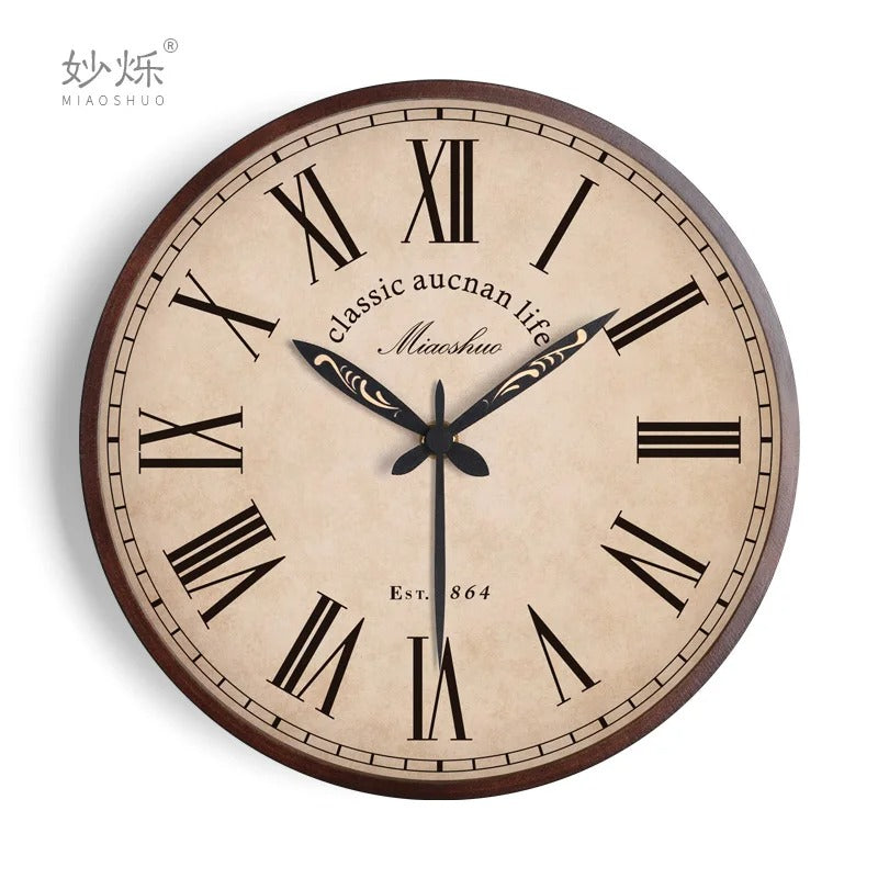 Designer Wood Wall Clock