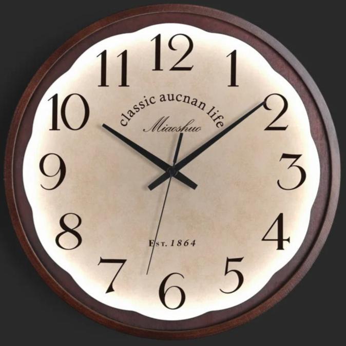 Designer Wood Wall Clock