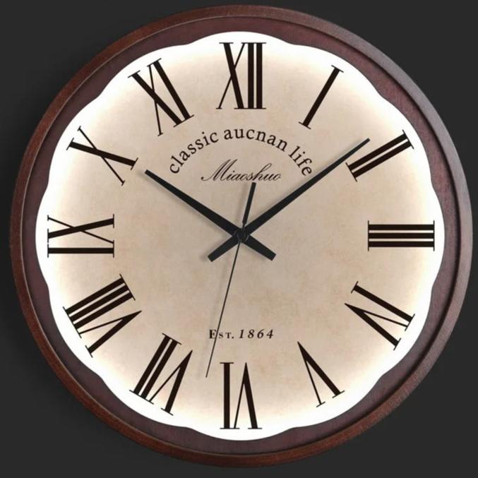 Designer Wood Wall Clock