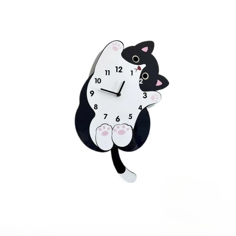 Designer Cat Wall Clock