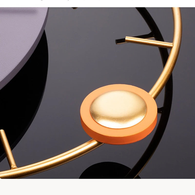 Designer Gold Wall Clock
