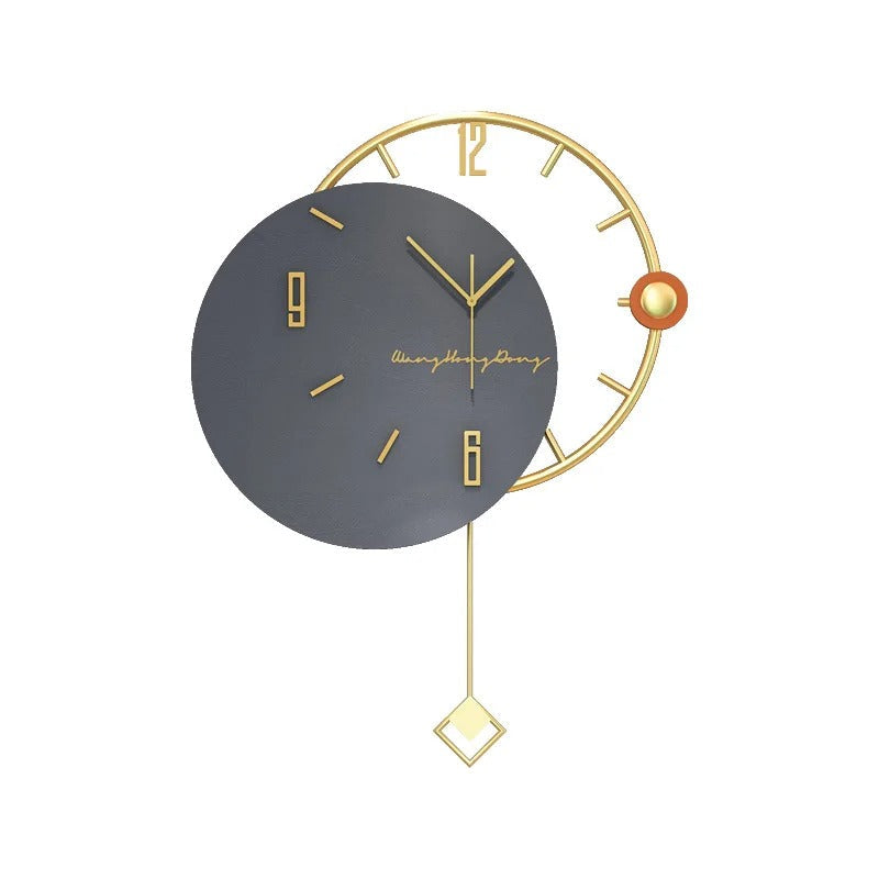 Designer Gold Wall Clock