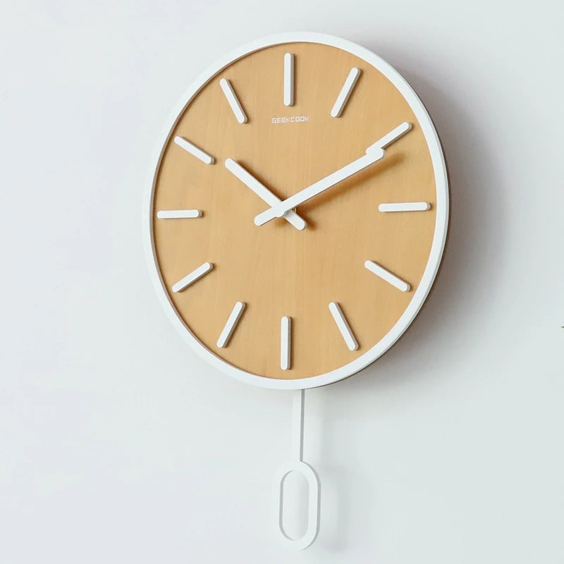 Designer in Wood Wall Clock