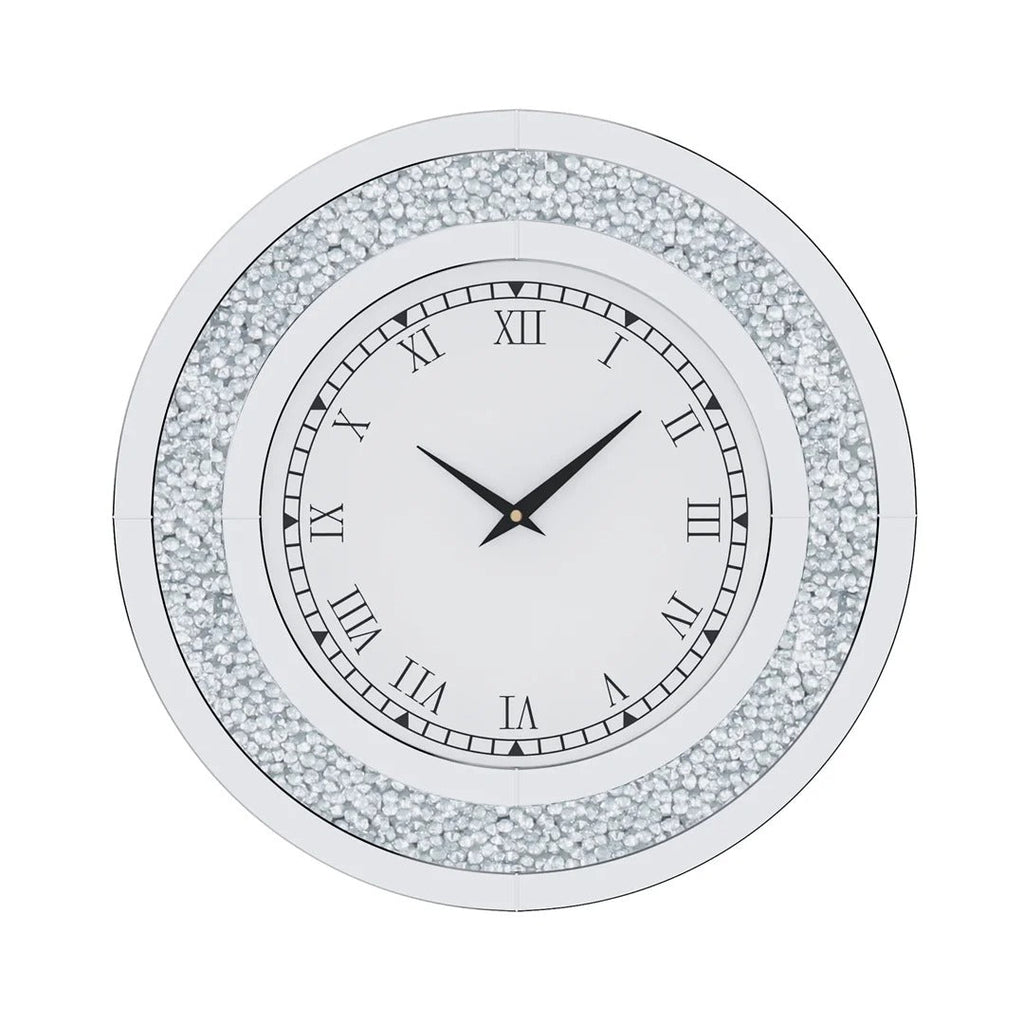 Designer Luxury Crystal Wall Clock