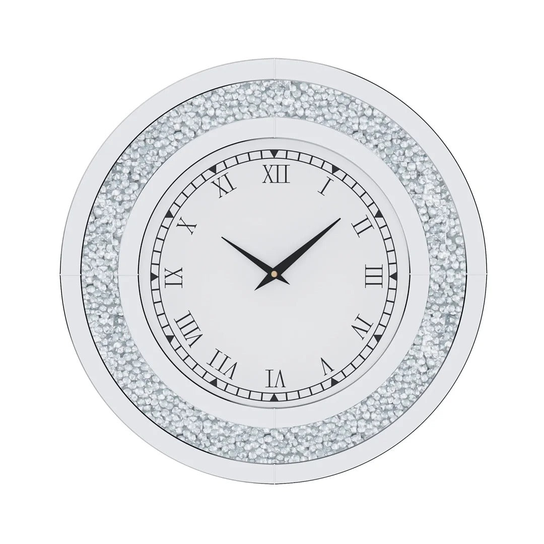Designer Luxury Crystal Wall Clock