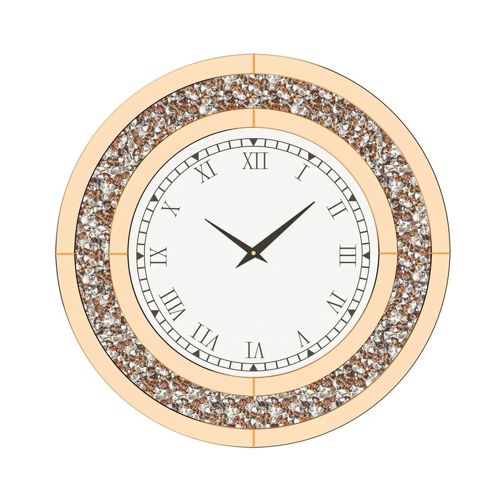 Designer Luxury Crystal Wall Clock