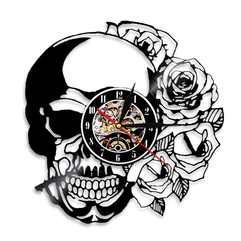 A Record Vinyl Wall Clock that brings a distinctive finishing touch to a stylish interior.